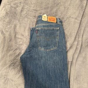 Levi's Blue Flare Wide Leg Jeans Classic Style